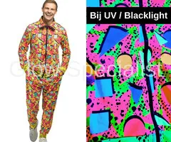 NEON TRACK SUIT POP ART - UV / BLACKLIGHT - MEN - 2-PIECE