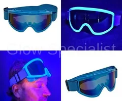 SKIBRIL - FEEST - UV / BLACKLIGHT - NEON BLAUW
