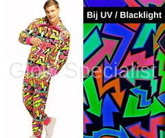 NEON TRACK SUIT STREET ART - UV / BLACKLIGHT - MEN- 2-PIECE
