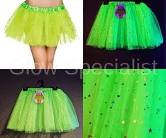 Glow Specialist TUTU - TWINKLE - UV / BLACKLIGHT - NEON GROEN