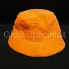 VISSERS HOEDJE - FLUFFY - NEON ORANJE- UV / BLACKLIGHT