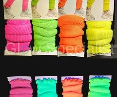 NEON LEG WARMERS - UV / BLACKLIGHT - 37 CM