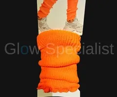 NEON LEG WARMERS - UV / BLACKLIGHT - 37 CM