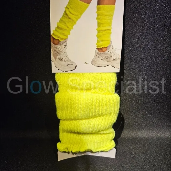 NEON LEG WARMERS - UV / BLACKLIGHT -  37 CM