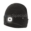 THERMAL BEANIE WITH LED LIGHT - USB RECHARGEABLE