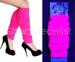 NEON BEENWARMERS - UV / BLACKLIGHT - 55 CM -  ROZE