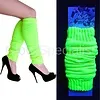NEON LEG WARMERS - UV / BLACKLIGHT - 55 CM - GREEN