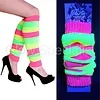 NEON LEG WARMERS - UV / BLACKLIGHT - 55 CM - MULTICOLOR