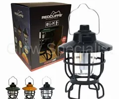 CAMPING LAMP - LED - RECHARGEABLE - DIMMABLE - BLACK, BROWN OR GREEN