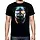 DJ PUG - BLACKLIGHT T-SHIRT - BLACK WITH NEON PRINT