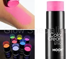 Moon COLOR CREAM STICK - UV / BLACKLIGHT - NEON PINK