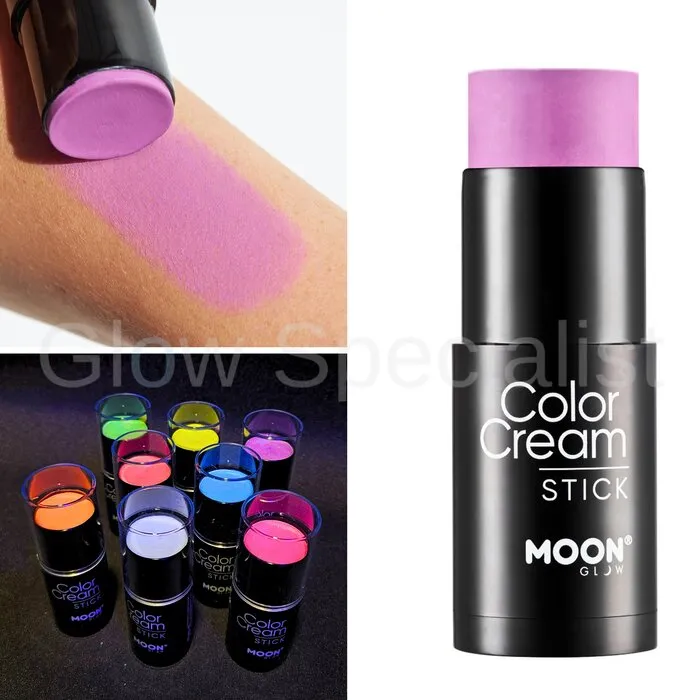 Moon COLOR CREAM STICK - UV / BLACKLIGHT - NEON PAARS