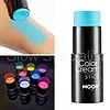 Moon COLOR CREAM STICK - UV / BLACKLIGHT - NEON BLUE