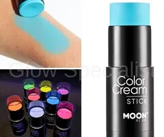 Moon COLOR CREAM STICK - UV / BLACKLIGHT - NEON BLAUW