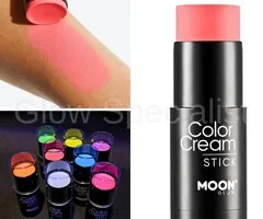 Moon COLOR CREAM STICK - UV / BLACKLIGHT  - NEON ROOD