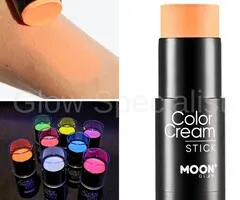 Moon COLOR CREAM STICK - UV / BLACKLIGHT  - NEON ORANJE