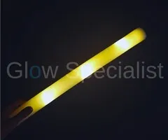 LED FLASHING FOAM STICK - YELLOW