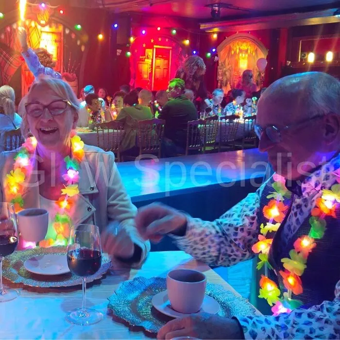 LED HAWAIIAN LEI - MULTICOLOR LEDS - 3 LIGHT MODES