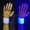 Glow Specialist UV NEON WRISTBANDS - SET OF 2 PCS - WHITE