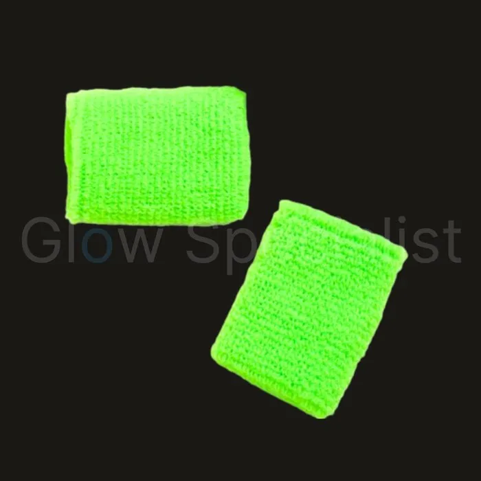 Glow Specialist UV NEON WRISTBANDS - SET OF 2 PCS - GREEN