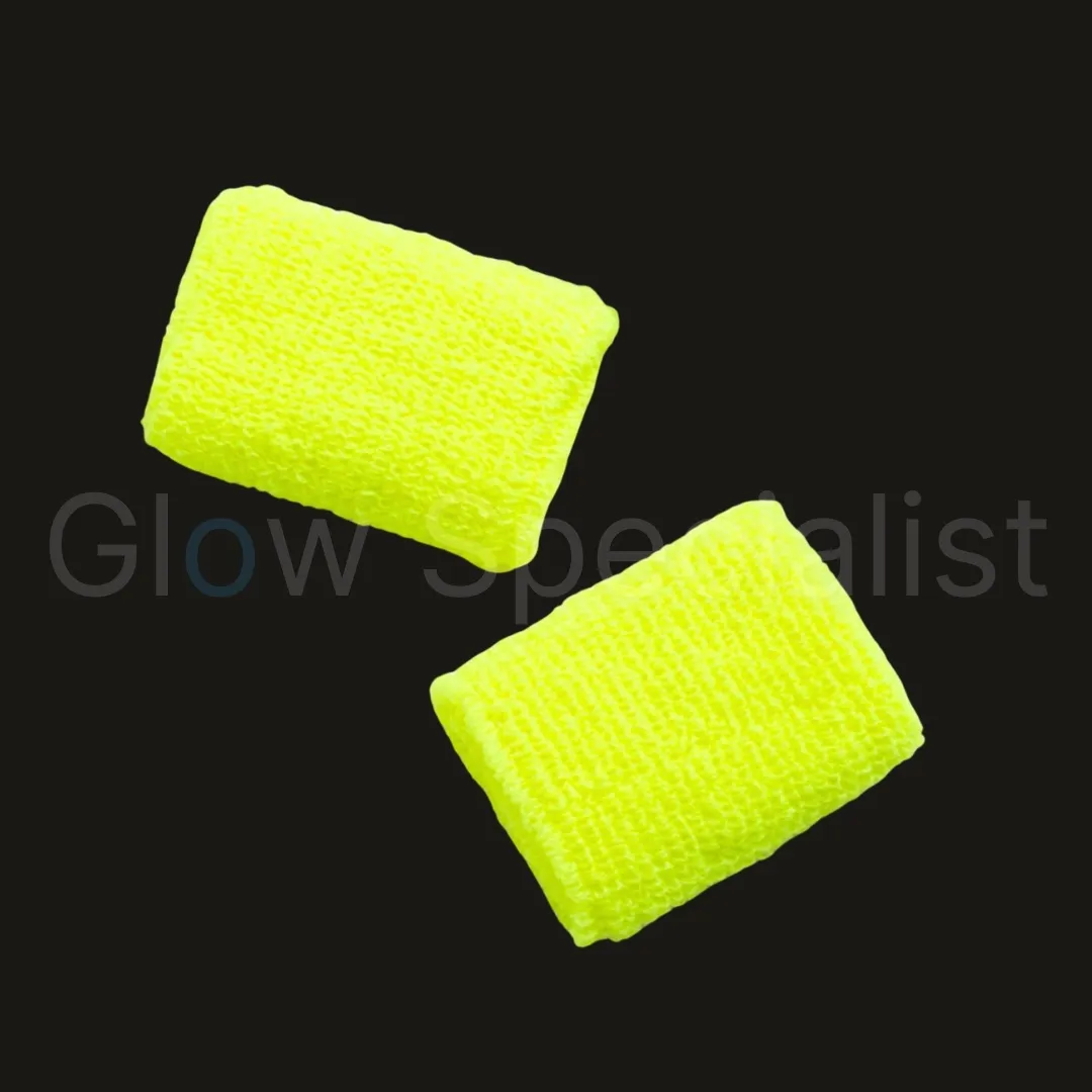 Glow Specialist UV NEON POLSBANDJES - SET VAN 2 - GEEL