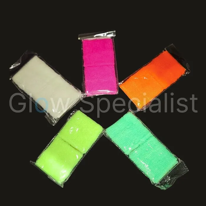 Glow Specialist UV NEON POLSBANDJES - SET VAN 2 - ORANJE