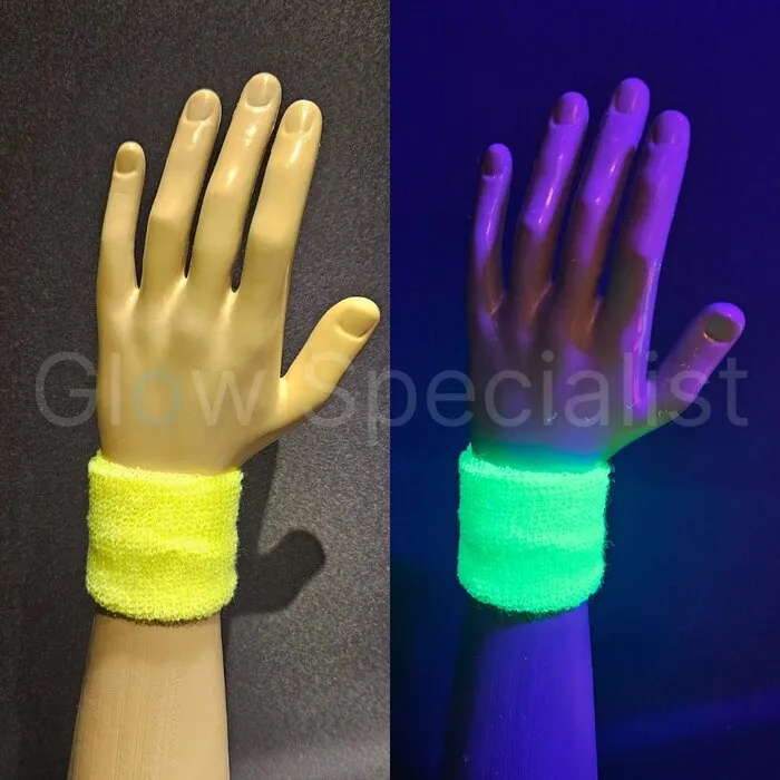 Glow Specialist UV NEON WRISTBANDS - SET OF 2 PCS