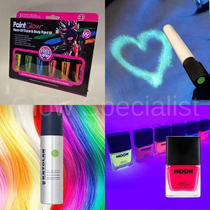 UV / BLACKLIGHT FEESTPAKKET (COSMETICA)