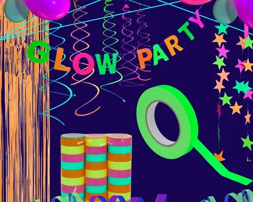 Eindfeest groep 8 met Glow-in-the-dark thema? 