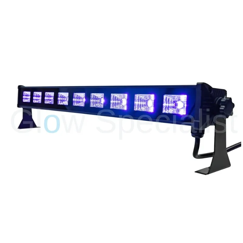 Glow Specialist LED UV Bar – 9×3W (27W) – Blacklight Armatuur
