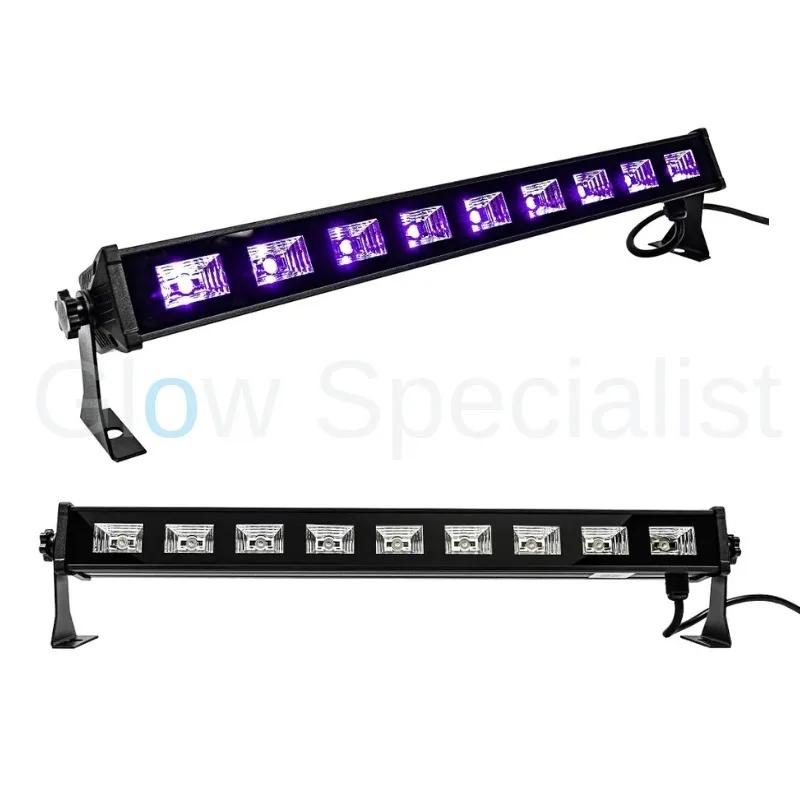 Glow Specialist LED UV Bar – 9×3W (27W) – Blacklight Armatuur