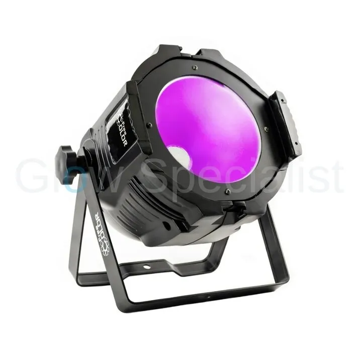 Glow Specialist COB UV 200 Watt Blacklight Kanon – Krachtige UV‑spot voor grote zalen, sporthallen en evenementen