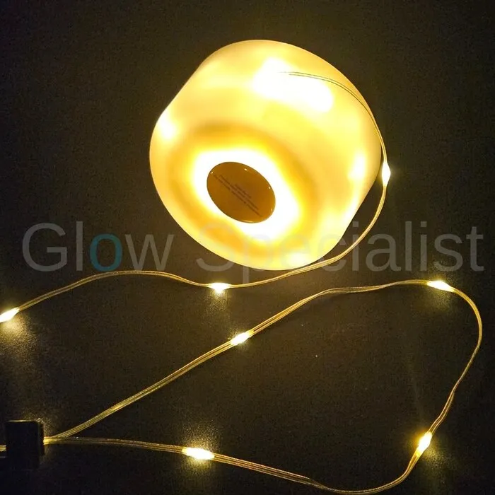 ROLLER LIGHT STRING - CAMPING LAMP - RECHARGEABLE - 10 M