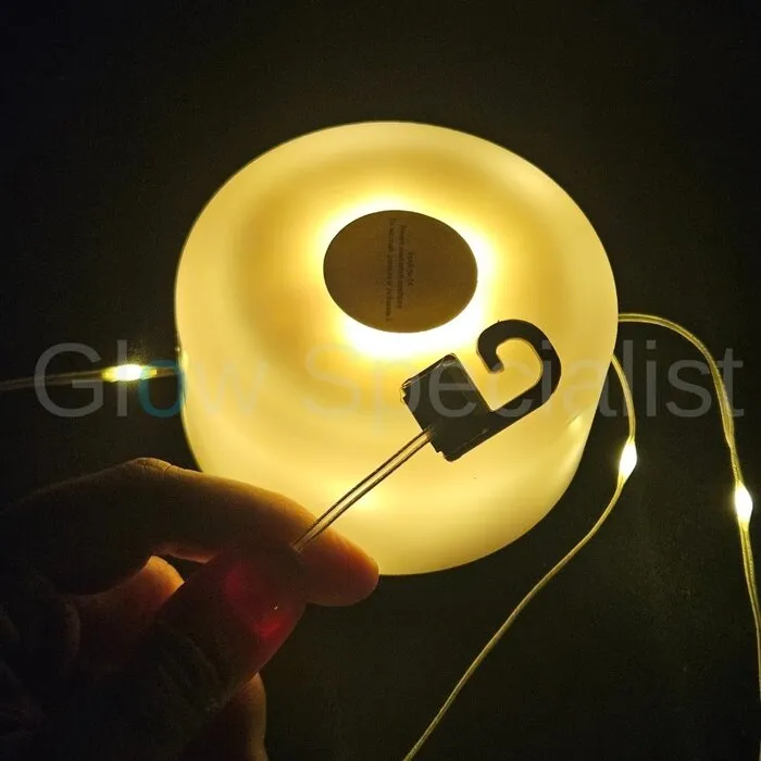 ROLLER LIGHT STRING - CAMPING LAMP - RECHARGEABLE - 10 M