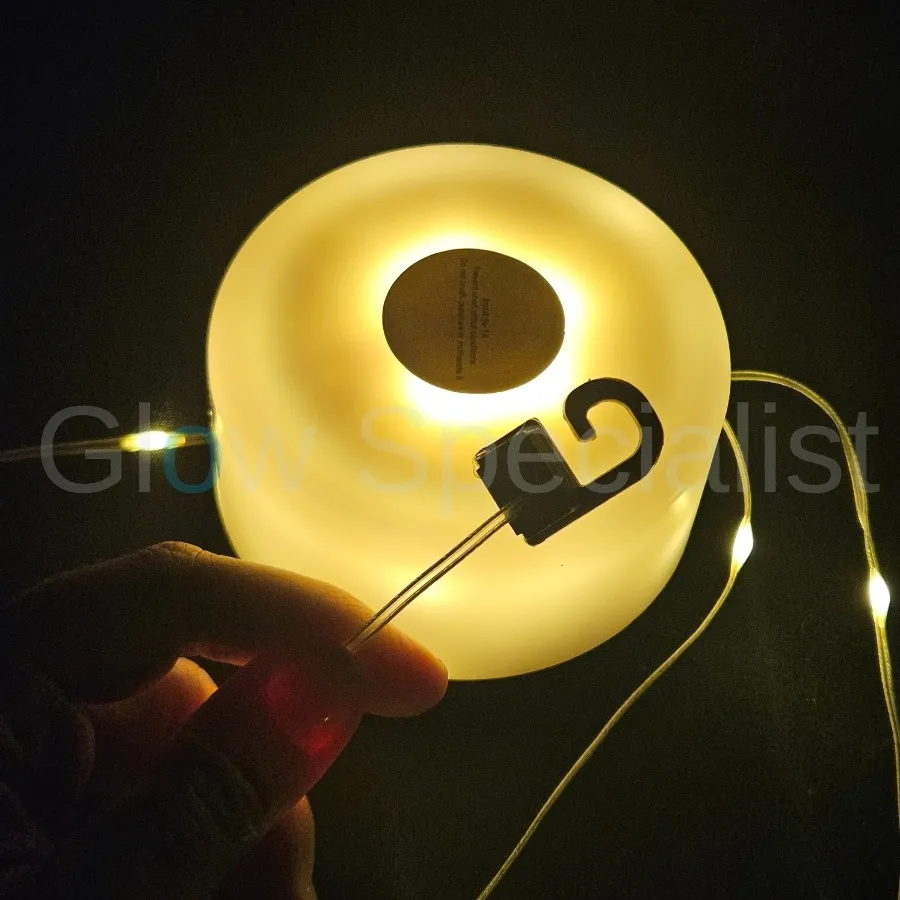 ROLLER LIGHT STRING - CAMPING LAMP - RECHARGEABLE - 10 M