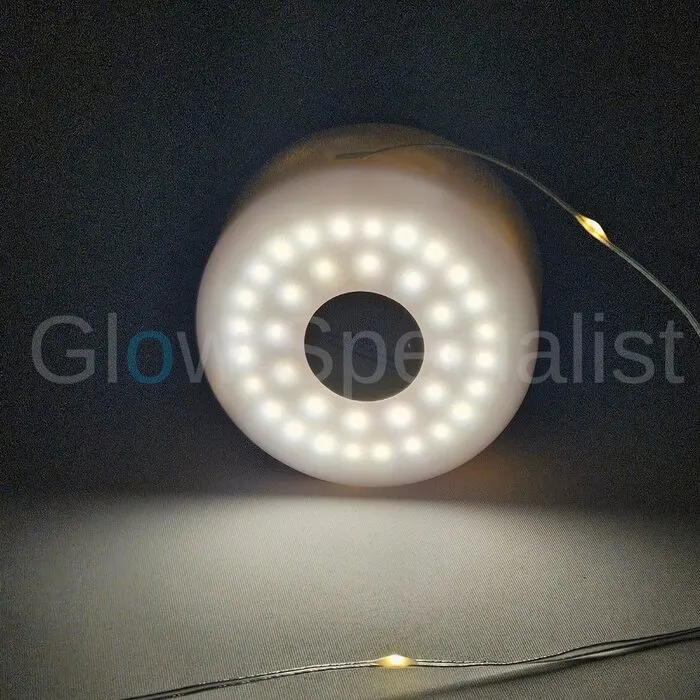 OPROLBAAR LICHTSNOER - CAMPINGLAMP - OPLAADBAAR - 10 M