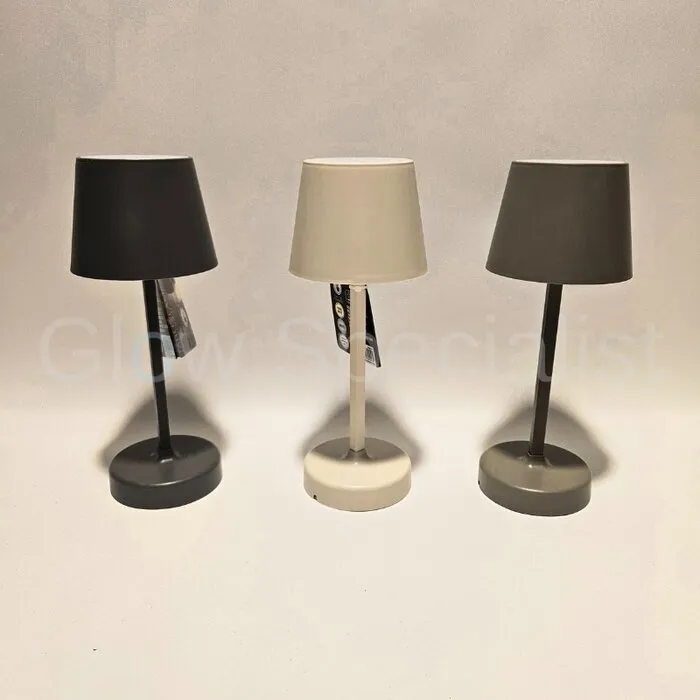 LED TOUCH TABLE LAMP - 3 FUNCTIONS - DIMMABLE - GREY