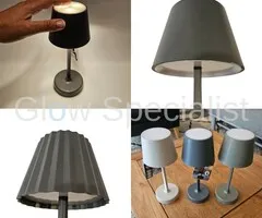 LED TOUCH TAFELLAMP - 3 FUNCTIES - DIMBAAR - GRIJS