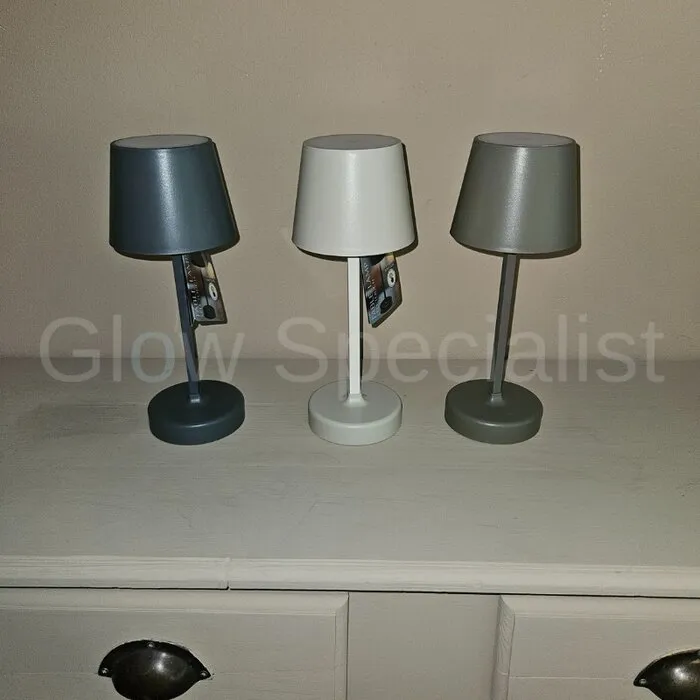LED TOUCH TABLE LAMP - 3 FUNCTIONS - DIMMABLE - TAUPE