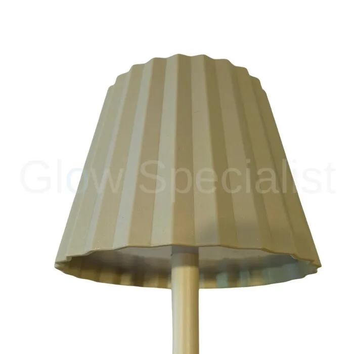 LED TOUCH TABLE LAMP - 3 FUNCTIONS - DIMMABLE - TAUPE