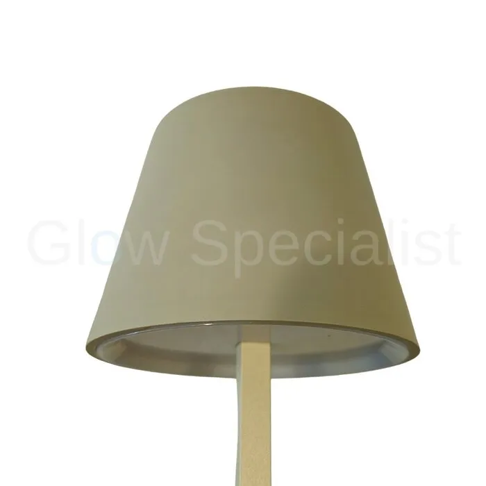 LED TOUCH TABLE LAMP - 3 FUNCTIONS - DIMMABLE - TAUPE