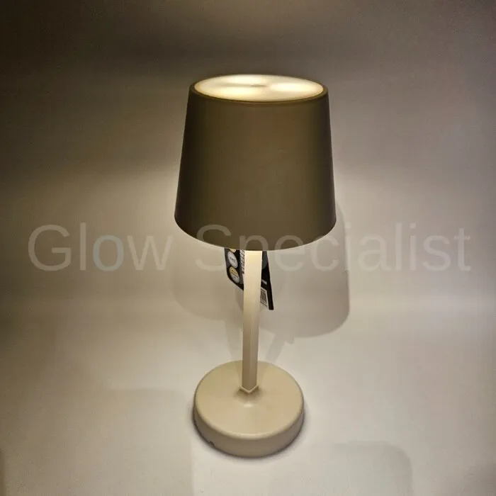 LED TOUCH TABLE LAMP - 3 FUNCTIONS - DIMMABLE - TAUPE