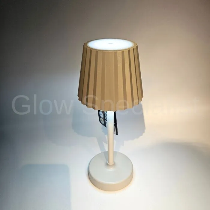 LED TOUCH TAFELLAMP - 3 FUNCTIES - DIMBAAR - BEIGE