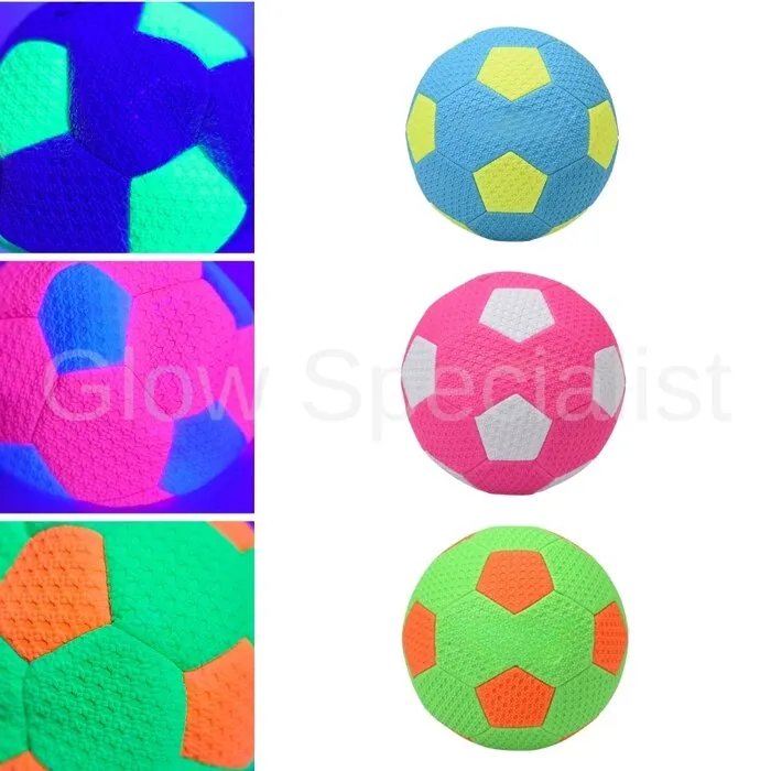 NEON FOOTBALL - UV/BLACKLIGHT - 22 CM