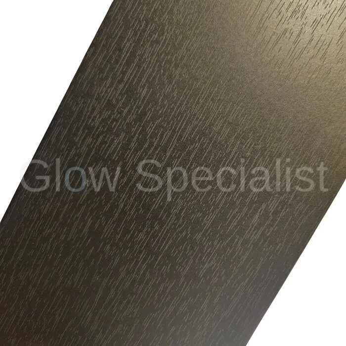 WALL SHELF - WITH LED - 60 CM - BLACK MDF