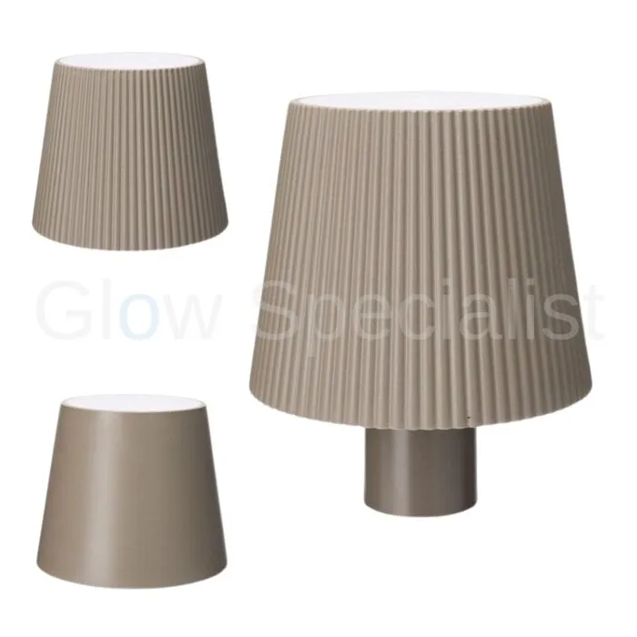 LED TOUCH FLESSEN LAMP - OPLAADBAAR - 3 FUNCTIES - DIMBAAR - TAUPE