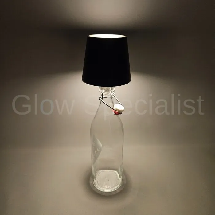 LED TOUCH BOTTLE LAMP - RECHARGEABLE - 3 FUNCTIONS - DIMMABLE - TAUPE