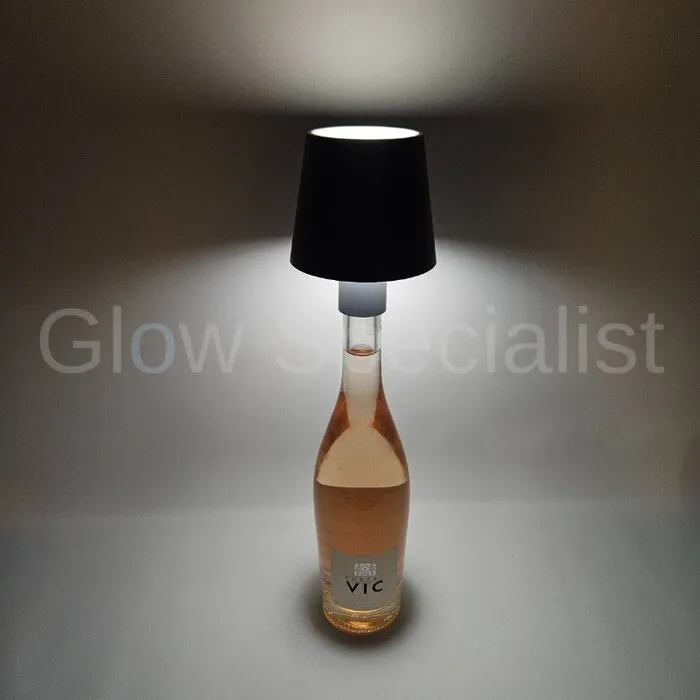 LED TOUCH BOTTLE LAMP - RECHARGEABLE - 3 FUNCTIONS - DIMMABLE - TAUPE