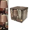 LED TOUCH BOTTLE LAMP - RECHARGEABLE - 3 FUNCTIONS - DIMMABLE - TAUPE