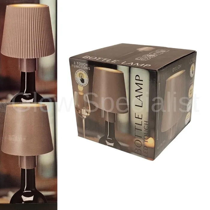 LED TOUCH FLESSEN LAMP - OPLAADBAAR - 3 FUNCTIES - DIMBAAR - TAUPE